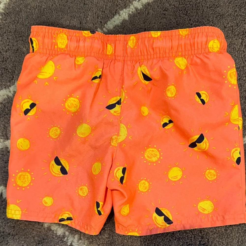 Cat & Jack Swim Trunks Bathing Suit Set Kids size 4t pineapple sunshine